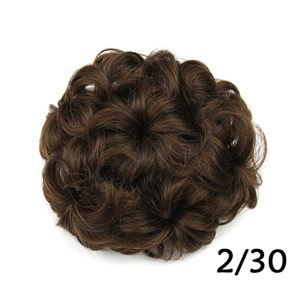 Curly Flower  Hair Jora - Rubber Band Hair Bun