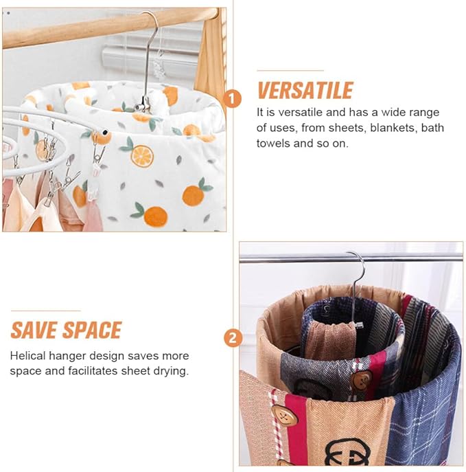 Multi-purpose Blanket or Efficient Sheet Drying Hanger