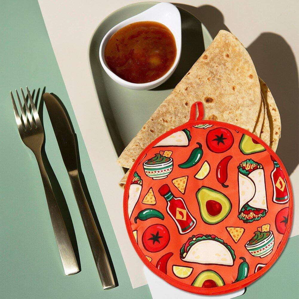 Tortilla Warmer Insulated & Microwaveable Fabric
