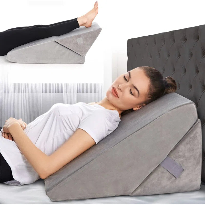 All Sett Health Bed Wedge Pillow Adjustable - 7in1