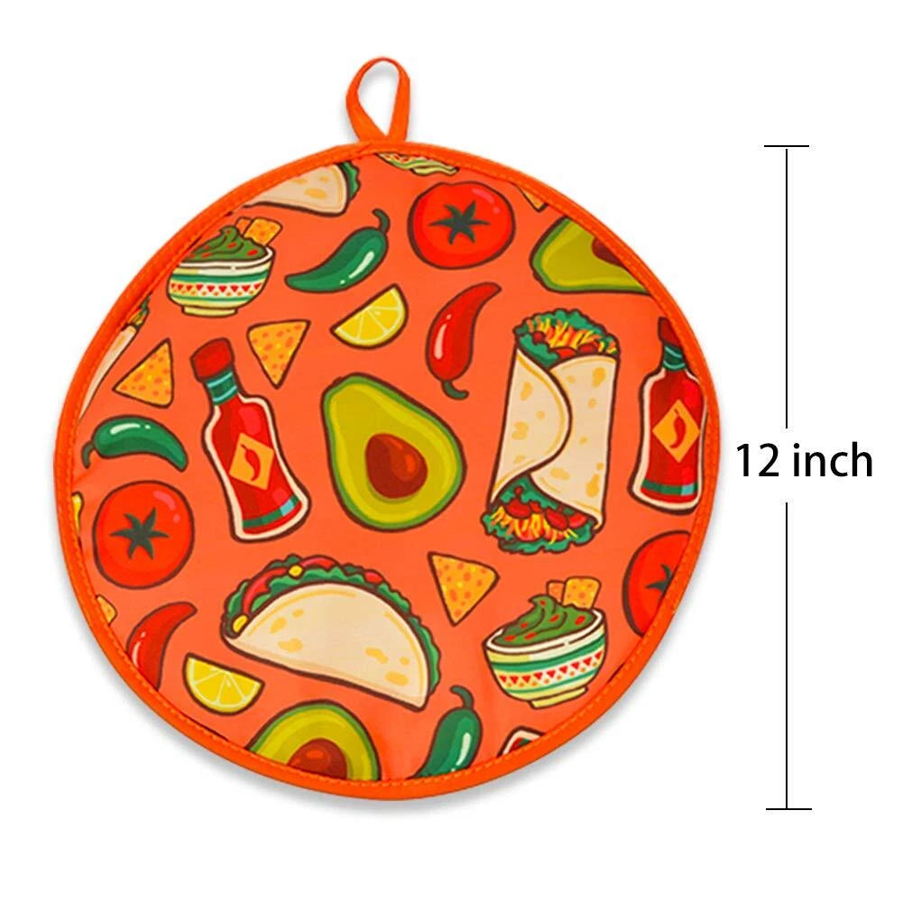 Tortilla Warmer Insulated & Microwaveable Fabric